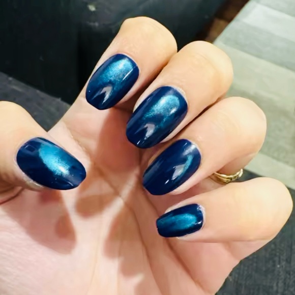Unbranded Other - Shimmering Blue Press On Nails